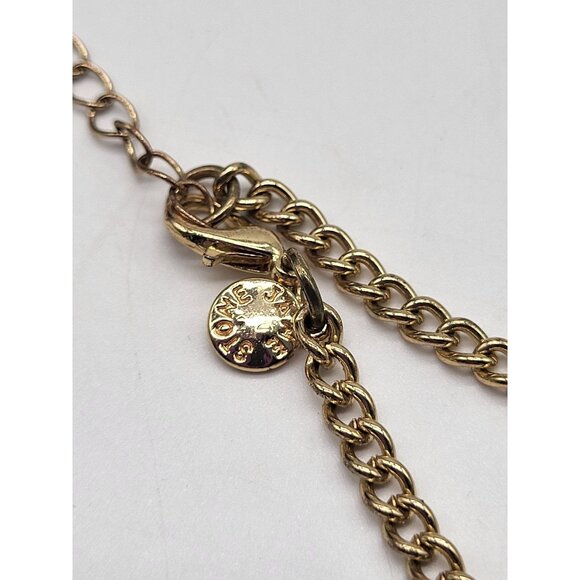 Jane Stone Fashion Faux Drusy Statement Chunky Bib Necklace Red Gold Tone - Picture 8 of 8